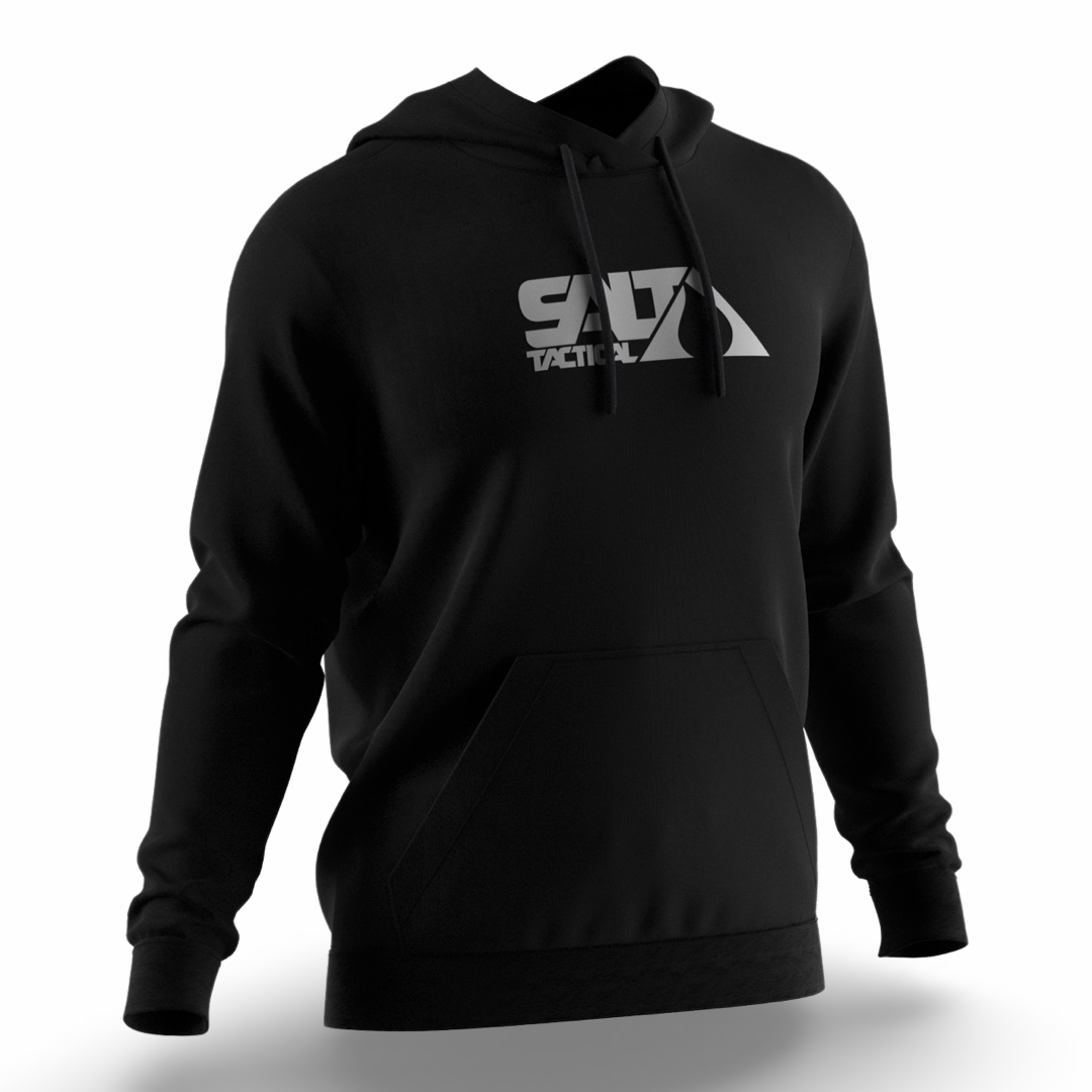 Black tactical online hoodie